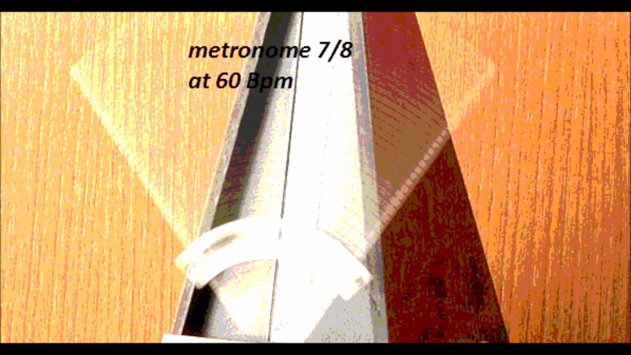 metronome 7/8 at 60 Bpm