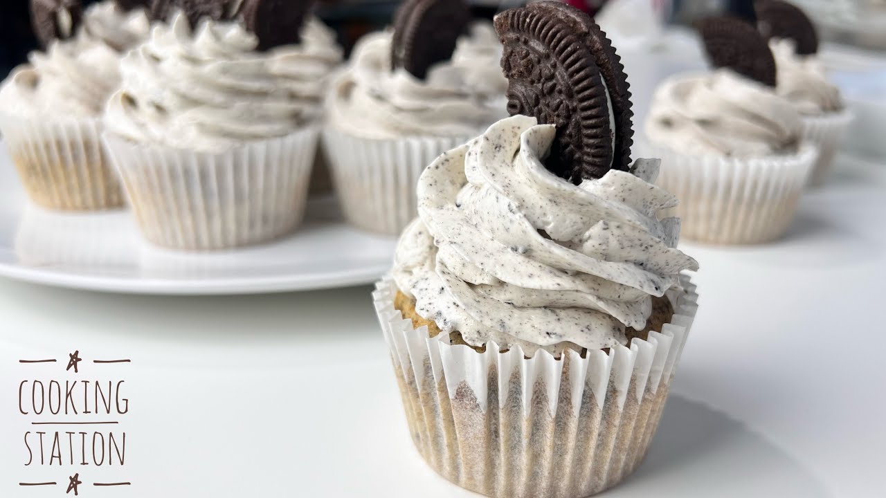 Простое, вкусное печенье и кексы с кремом Oreo