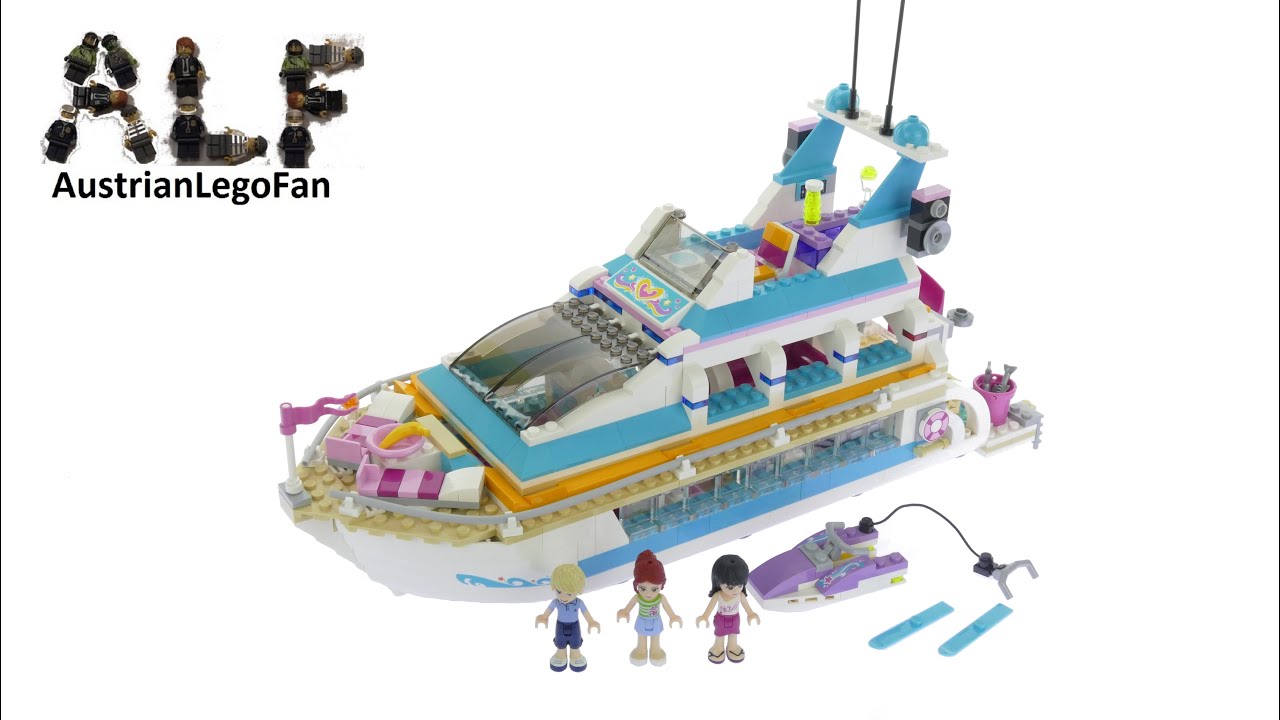 Lego Friends 41015 Dolphin Cruiser - Lego Speed Build Review