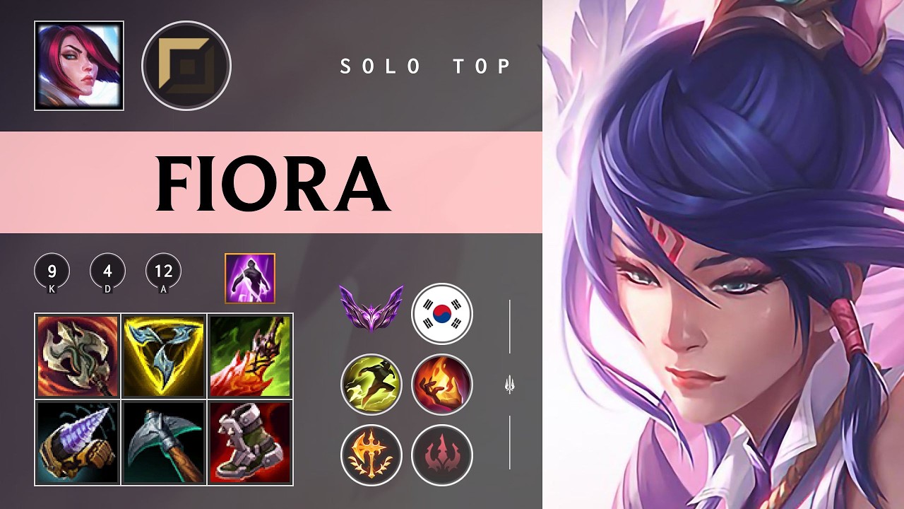 Fiora Top vs Zaahen - KR Master Patch 26.04