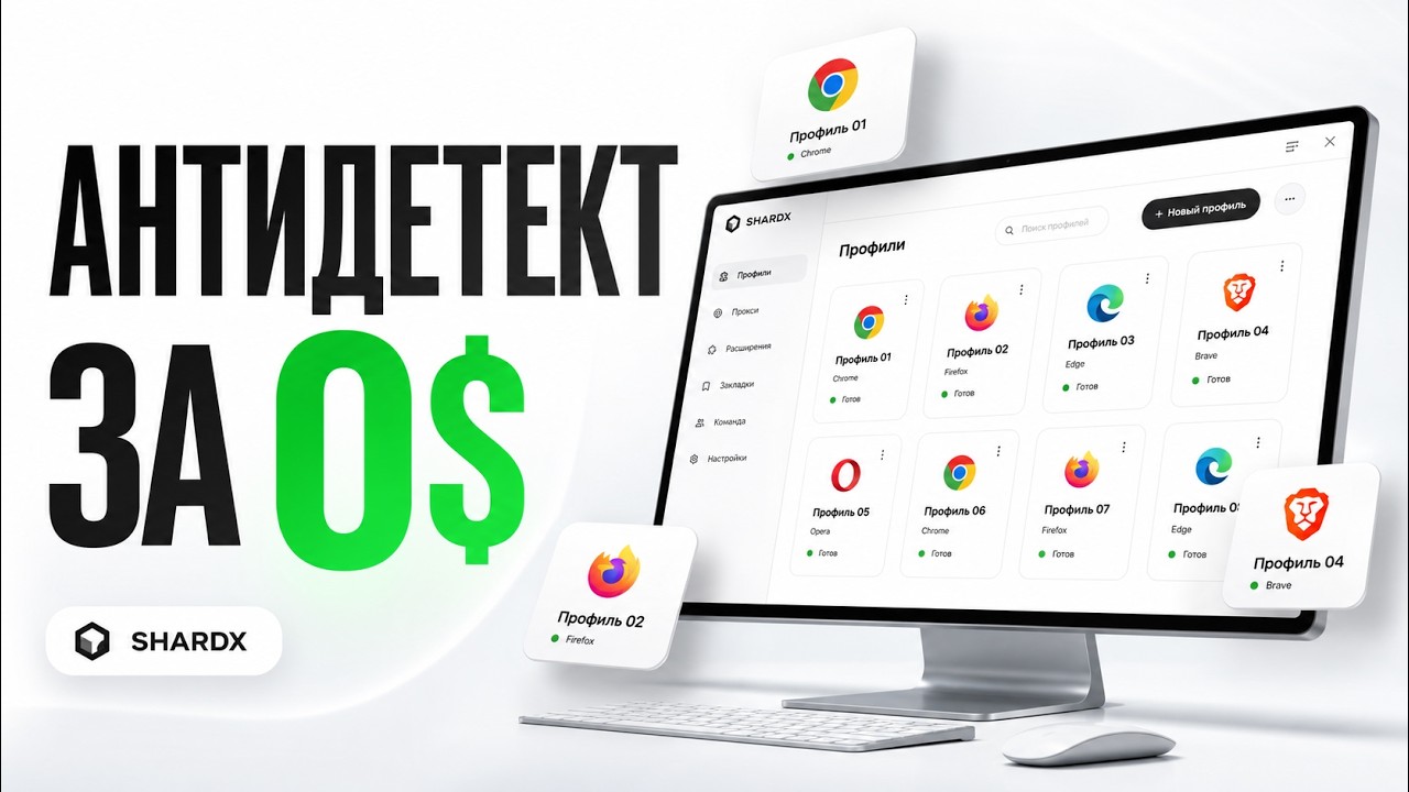 Антидетект браузер на 100 профилей бесплатно для абузов