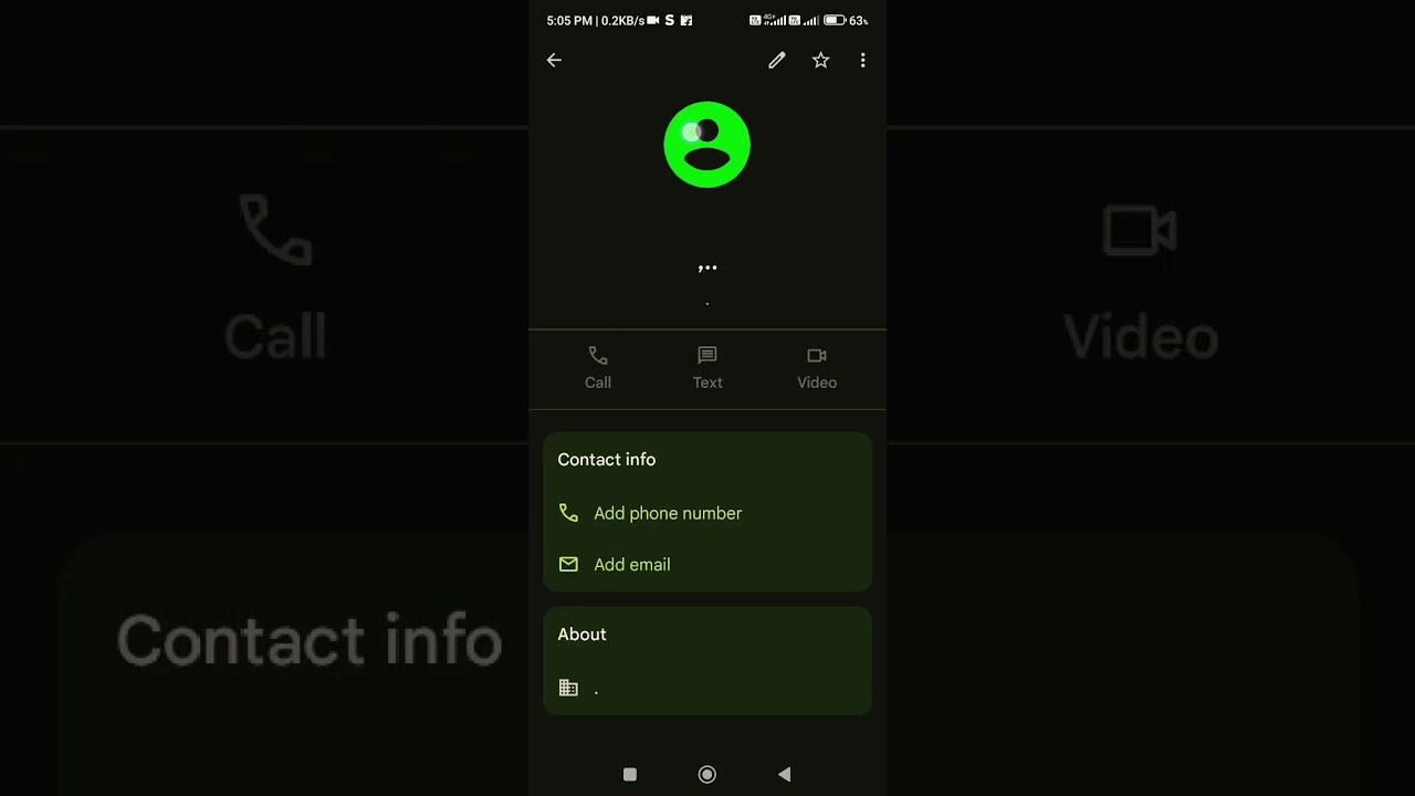 how to set photo on contact number