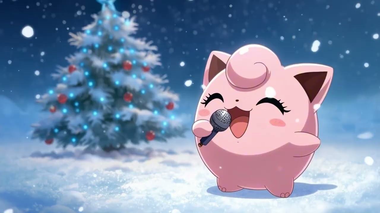Jigglypuff Singing – Cozy Christmas Version 🎁❄️🎄
