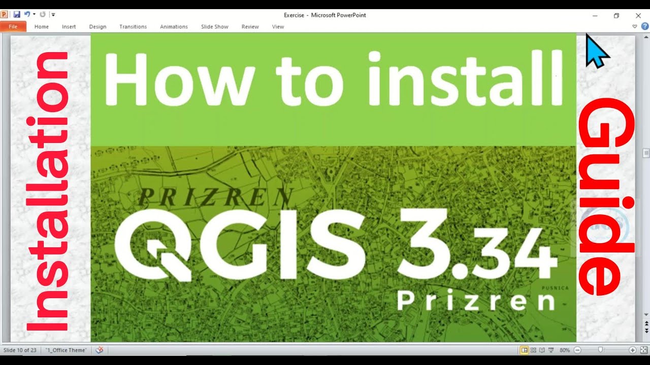 QGIS installation: How to install QGIS 3.34 PRIZREN