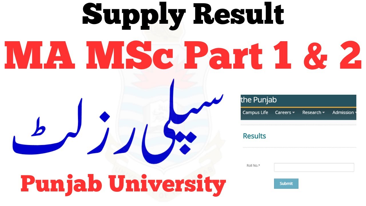 MA MSc Supply Results PU
