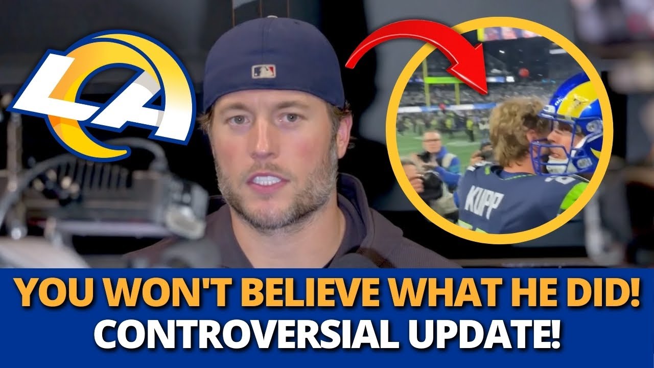 WHAT THE CAMERAS CAUGHT MATTHEW STAFFORD SAYING TO COOPER KUPP WILL SHOCK YOU! RAMS NEWS