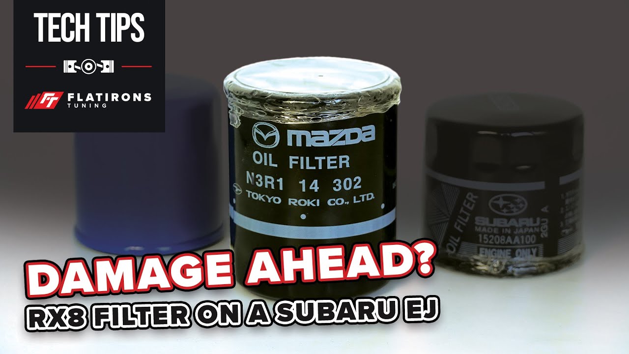 An RX8 Oil filter on your Subaru?