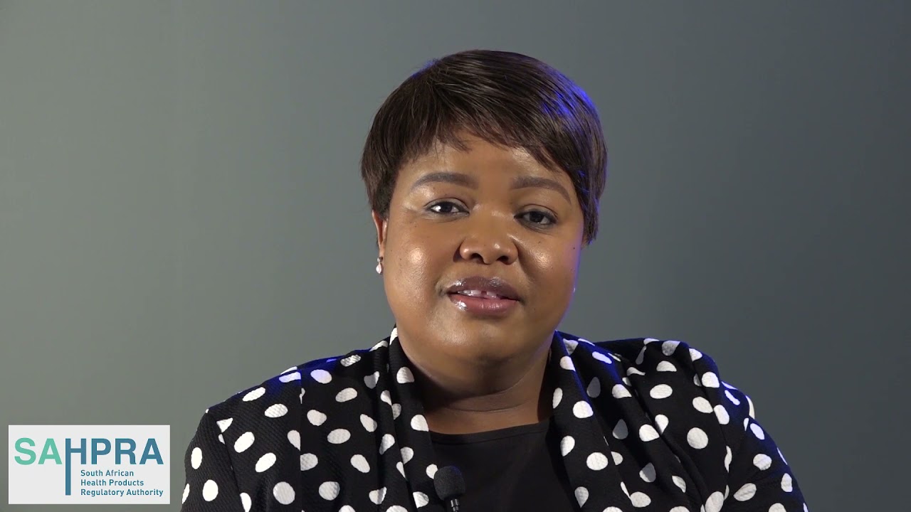 SAHPRA CRO, Portia Nkambule, discussing the Med Safety app