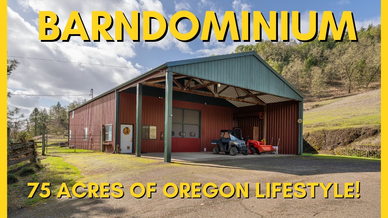 🏡 Oregon Barndominium For Sale | 9300 N Umpqua Highway, Roseburg Oregon
