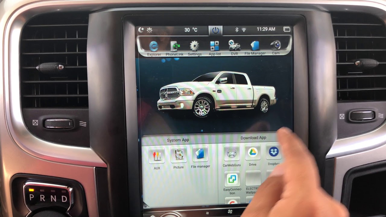 Fix white truck pic on Tesla Style Radio Ram 1500