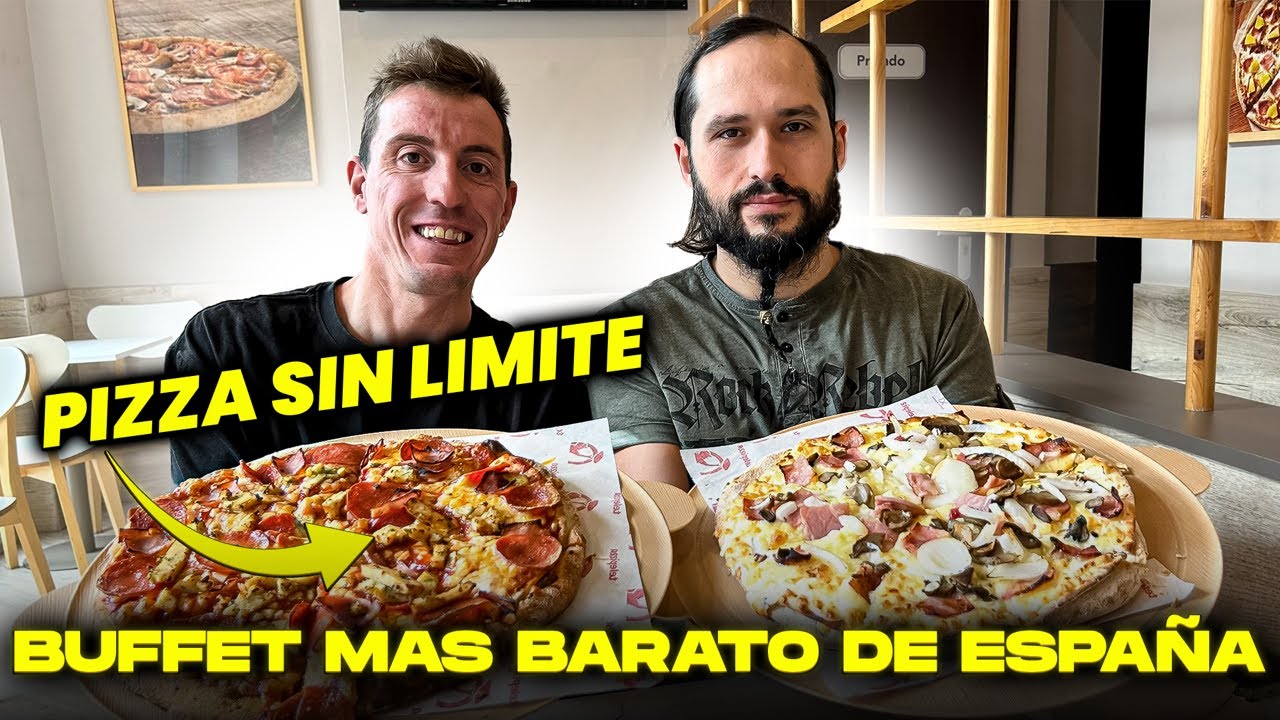 El BUFFET LIBRE más Barato de Valencia - 🍕 Pizzas sin Límites