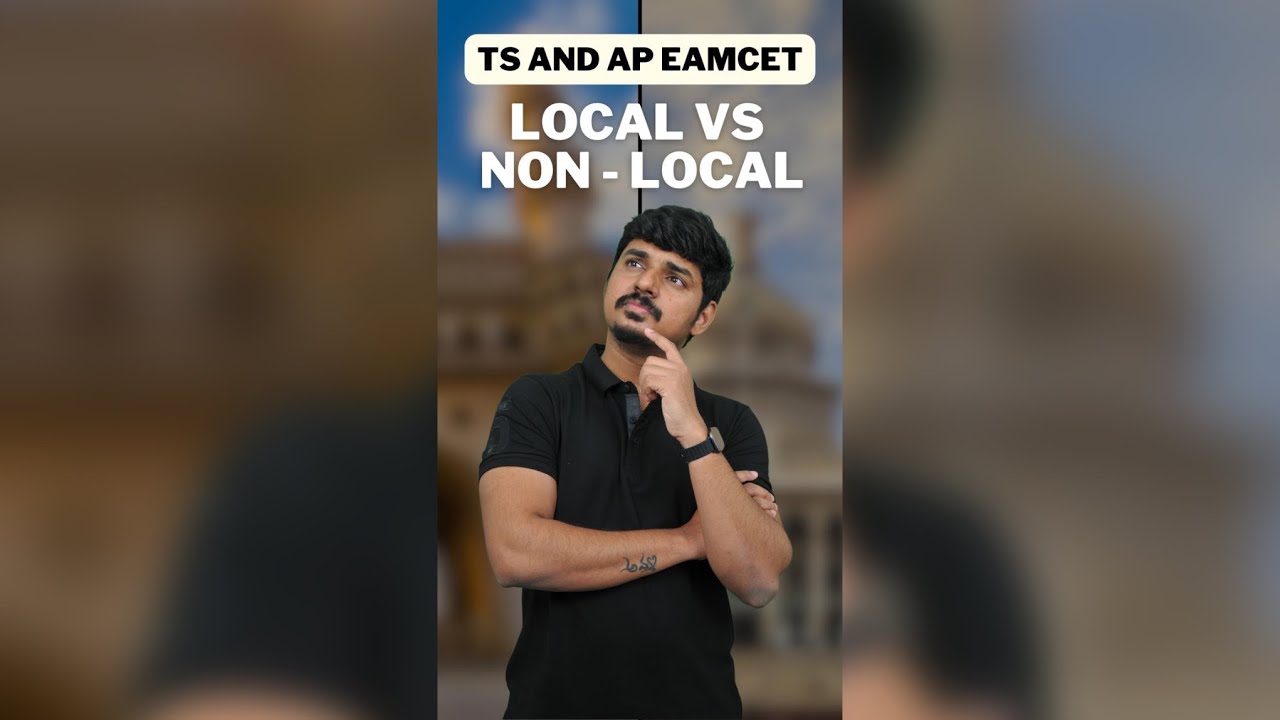 Local or Non-Local in EAMCET 🤔 | Telangana & Andhra Pradesh | EAPCET 2024 | Telugu