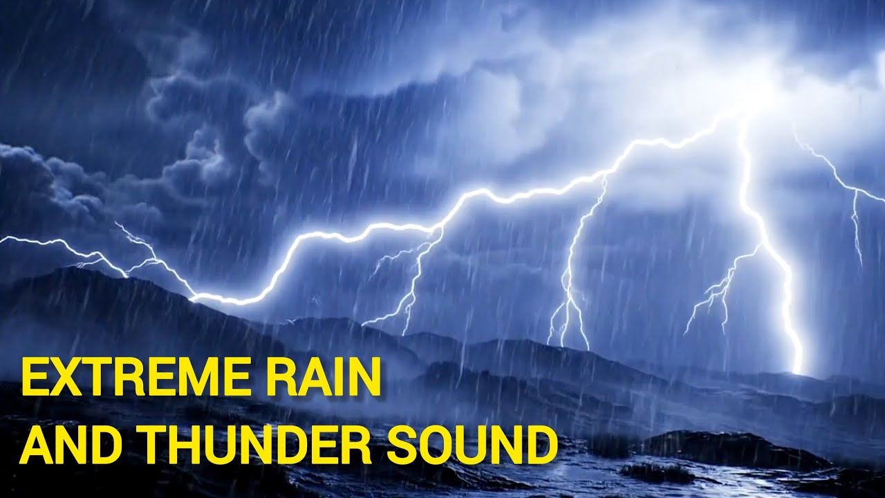 Rain and Thunder Sounds for Sleep & Study #newvideo #unrefinedworld 