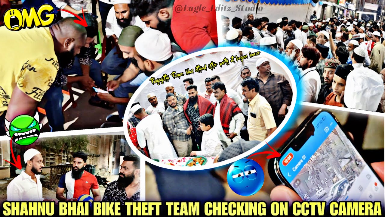 Shanu Bhai ki  Bike Chori Hogyi 😱 Panjagutta Fayaz Bhai Attend Iftar Party At  Begum Bazar || #vlog