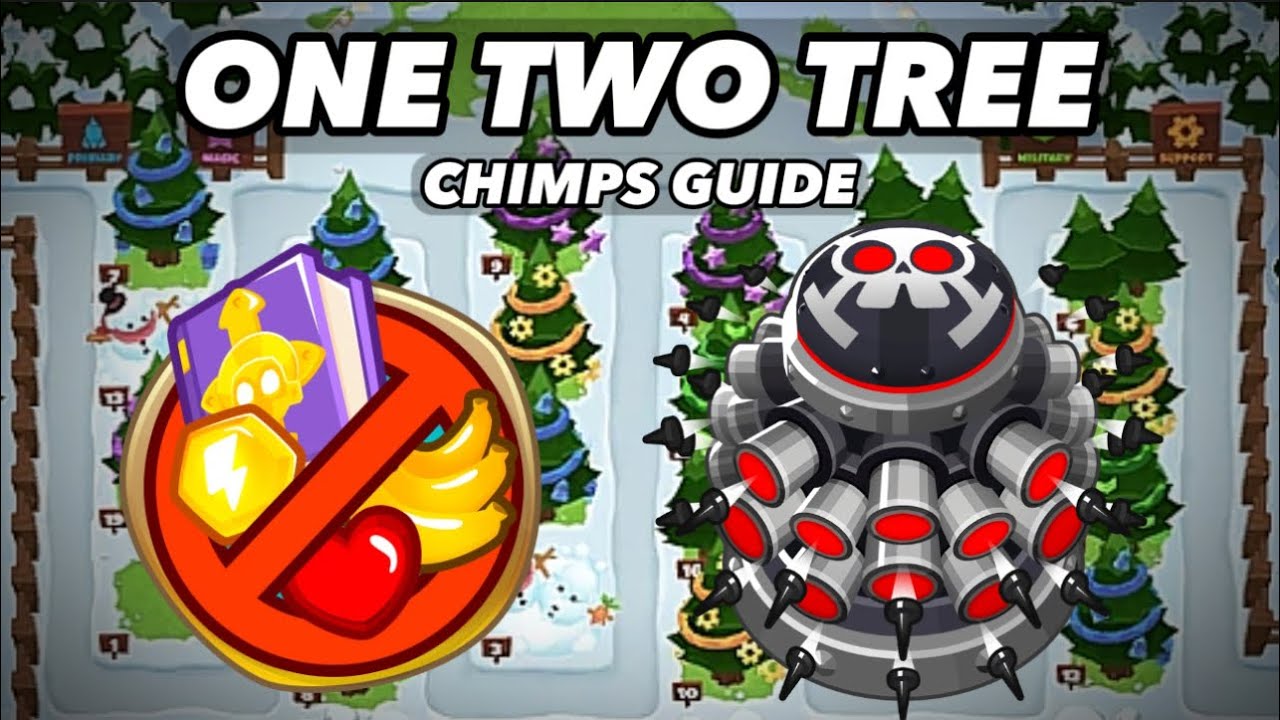 How To Beat One Two Tree on CHIMPS Mode | BTD6