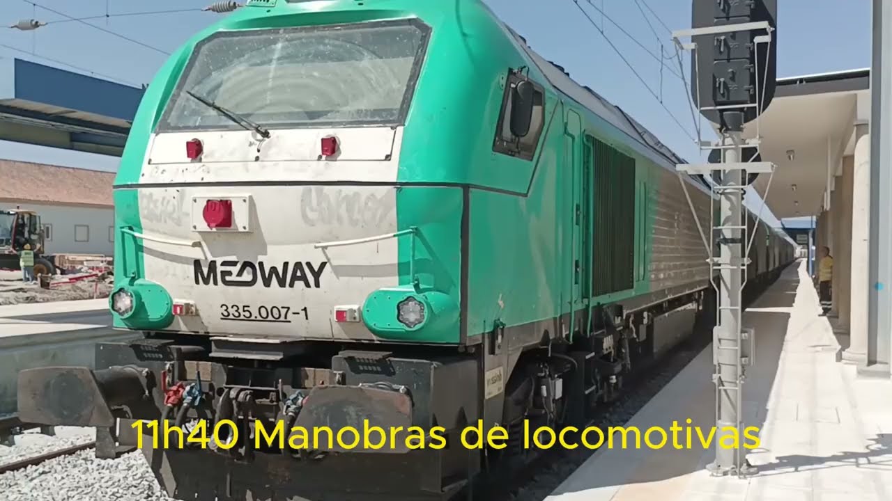 Comboios em Vilar Formoso - 28ago24 -1ª Parte
