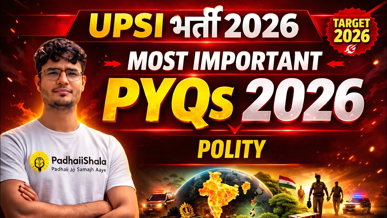 Complete Polity Class for UPSI 2026 | Constitution, FR, DPSP, Rajya Sabha,| Most Important Questions