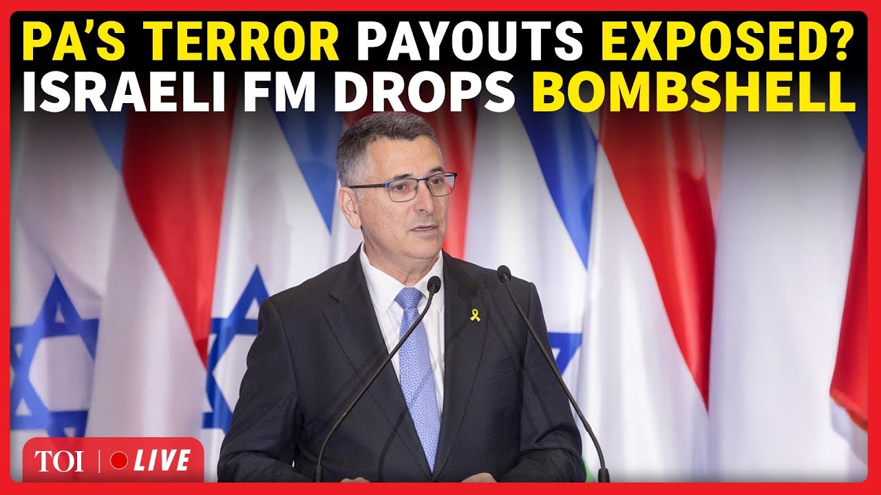LIVE: Israeli FM Gideon Saar Accuses Palestine Authority Of Funding Terrorists At Budapest Visit