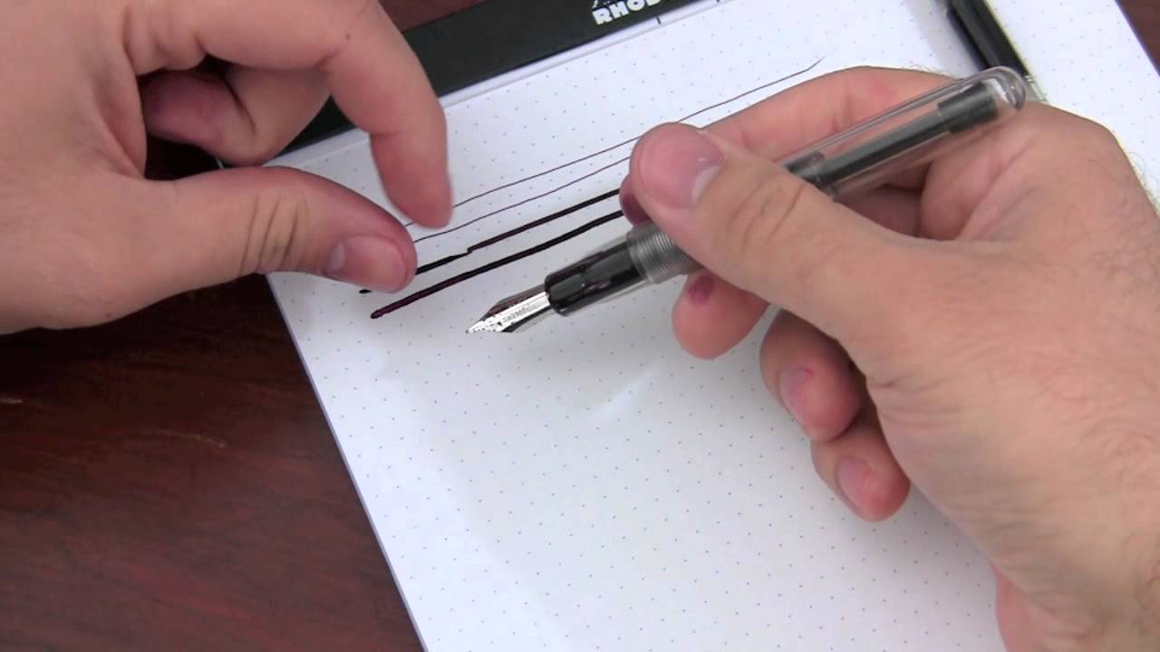Noodler's Ahab Flex Writing Test