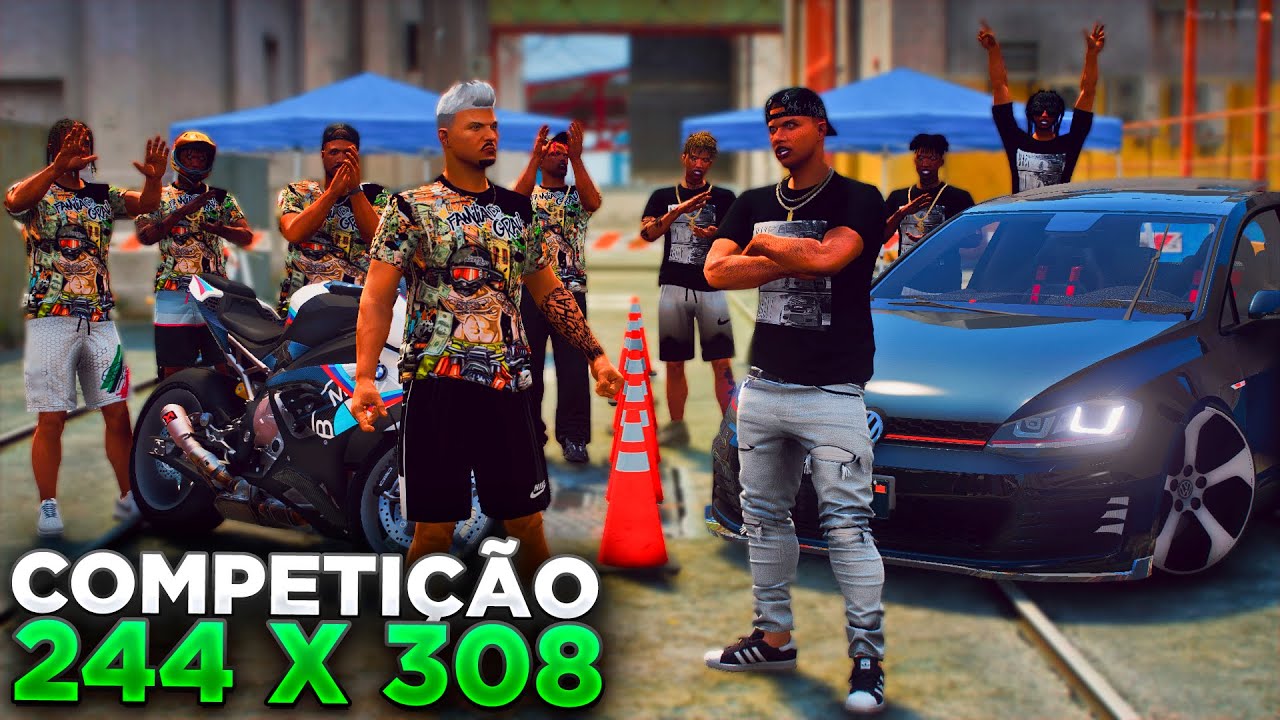 GTA V: VIDA REAL | CHEGOU O GRAND DIA! A COMPETIÇÃO FINAL 244 X 308 QUEM VENCE?🥵 |#34