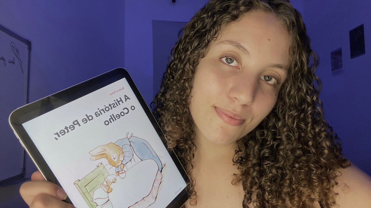 ASMR voz suave e sussurros - lendo histórias de ninar