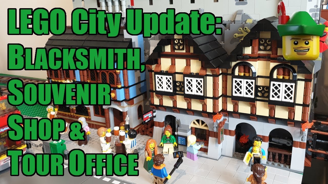 LEGO City Update - Blacksmith, Souvenir Shop & Tour Office 10193 🔨🏹
