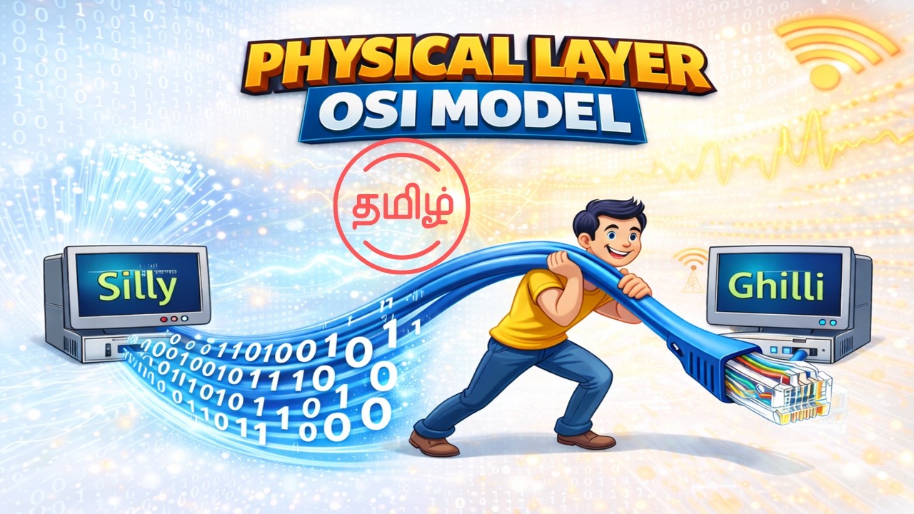 OSI Model | Physical Layer 1 in Tamil (தமிழில்)