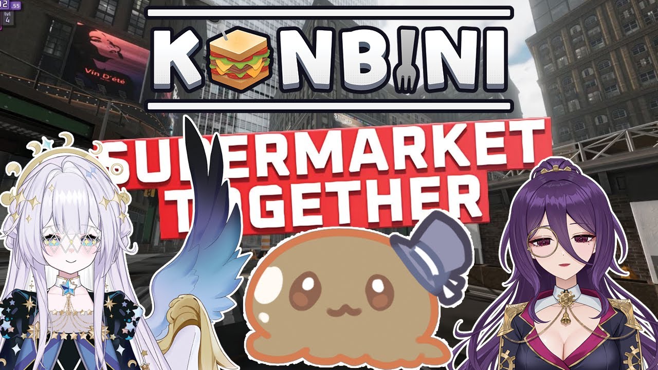 【SUPERMARKET TOGETHER】🌟When Konbini tries to run a real Konbini.. W/ 