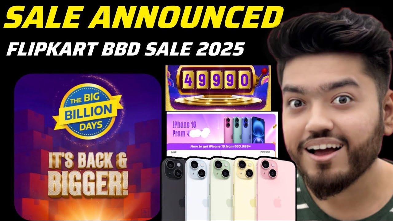 Flipkart BBD sale 2025 Officially announced🔥 First poster is out now🔥 Sale Date?