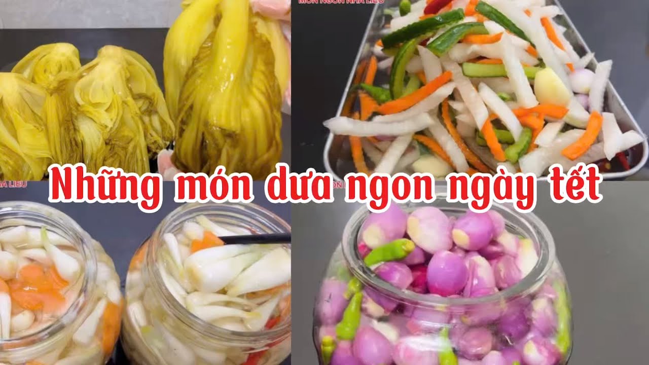 BỎ TÚI NGAY 4 CÔNG THỨC MUỐI DƯA (siêu ngon cho ngày tết)