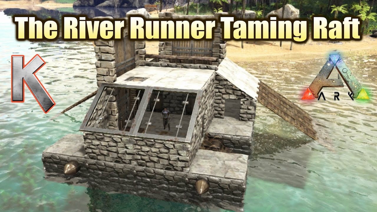 Epic Taming Raft MK2 - The River Runner ! - Raft Build (Step By Step)