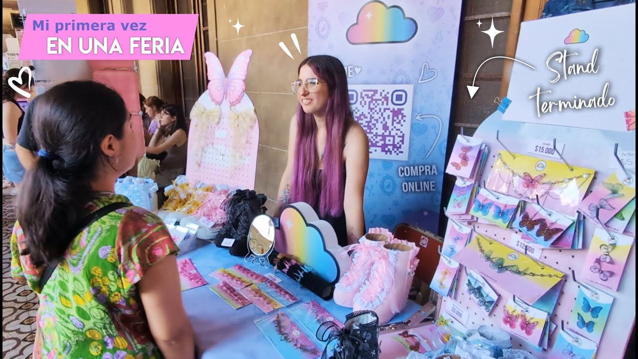 Mi experiencia en mi primera feria 🦋 VLOG final