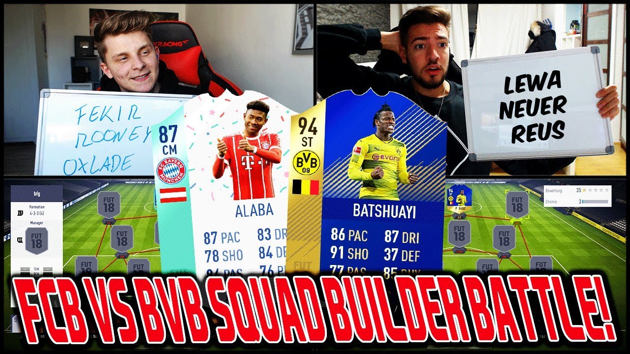 Das heftigste BAYERN vs. DORTMUND Squad Builder Battle vs. WAKEZ!! ⛔️🔥 Fifa 18 Ultimate Team Deutsch