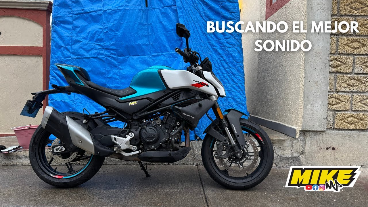 ¿Cuál es el MEJOR ESCAPE para la CFMOTO 450NK P1 | Ahora SÍ RUGE mi NAVE | Mike MP
