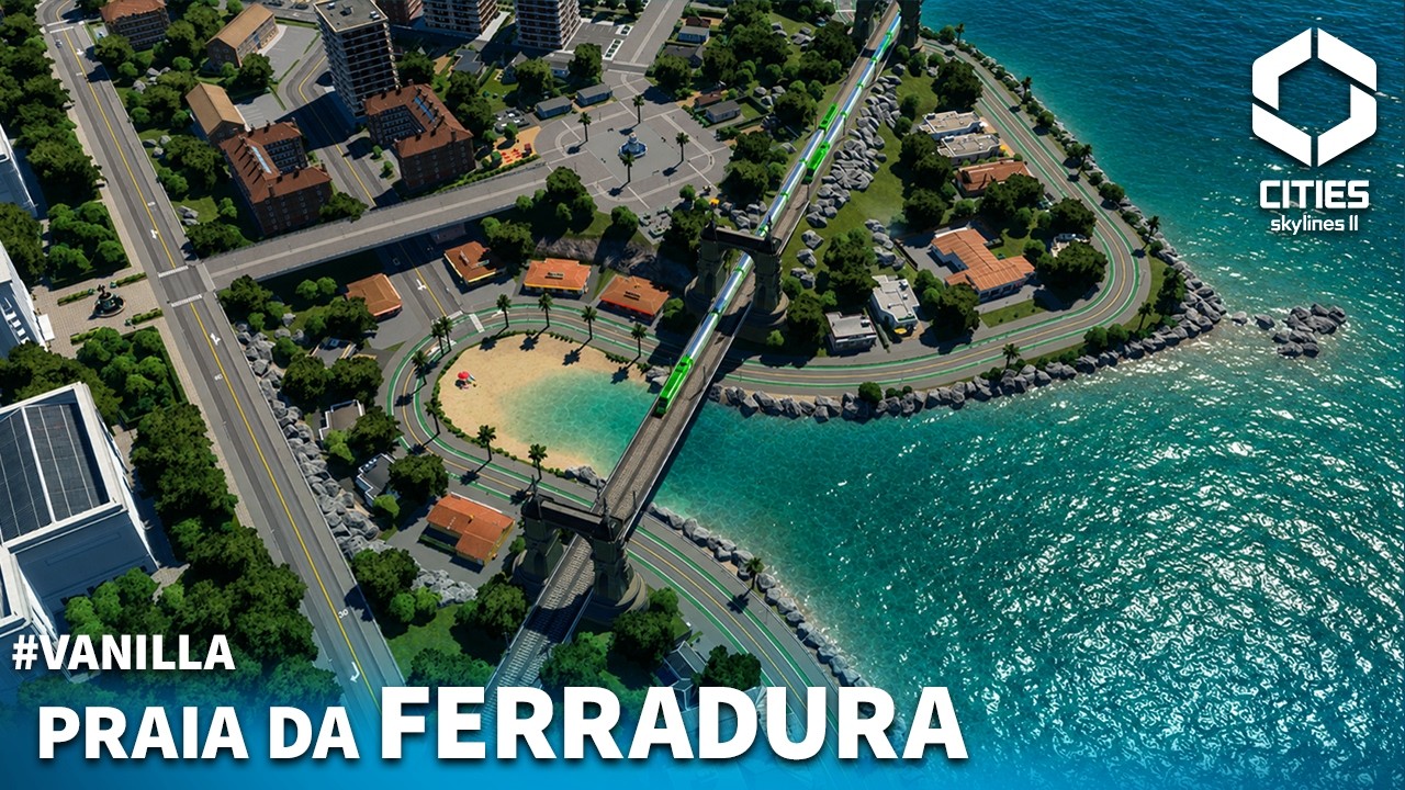 #VANILLA 44 | ESSA PRAIA FICA EMBAIXO DO TREM [Cities: Skylines 2]