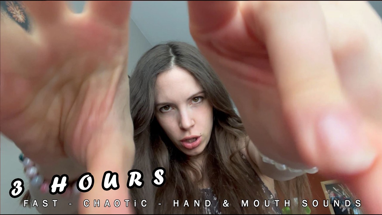 3 Hours of FAST AGGRESSIVE ASMR to DESTROY Tingle Immunity (Mouth & Hand Sounds)