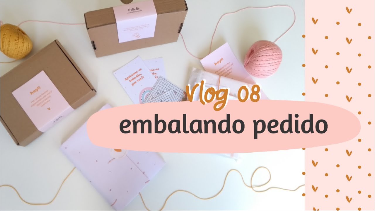 Embalando pedido da loja | Produzindo planner 2021