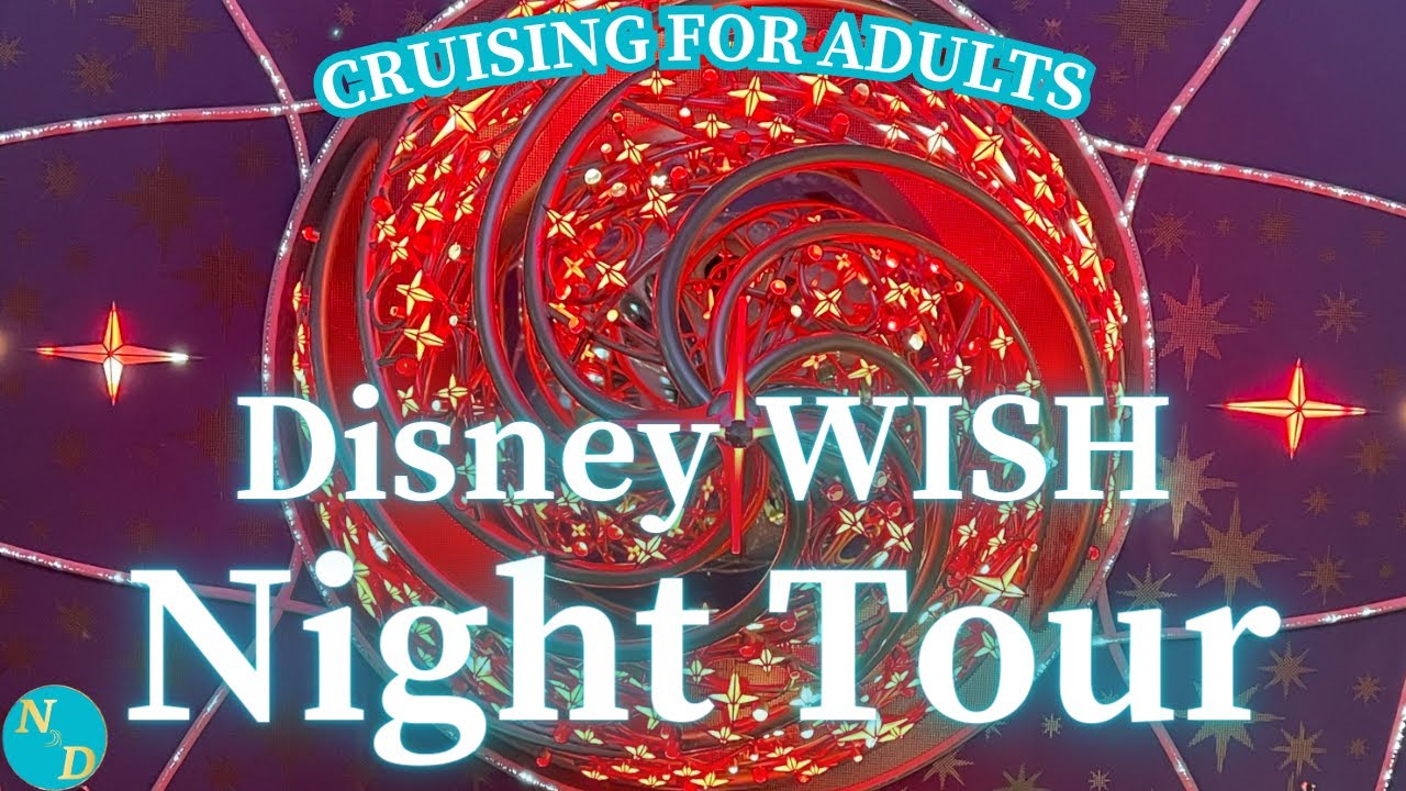 Disney WISH at 4 a.m. - Peaceful Night Walk Through an Empty Disney Ship (No Crowds!)