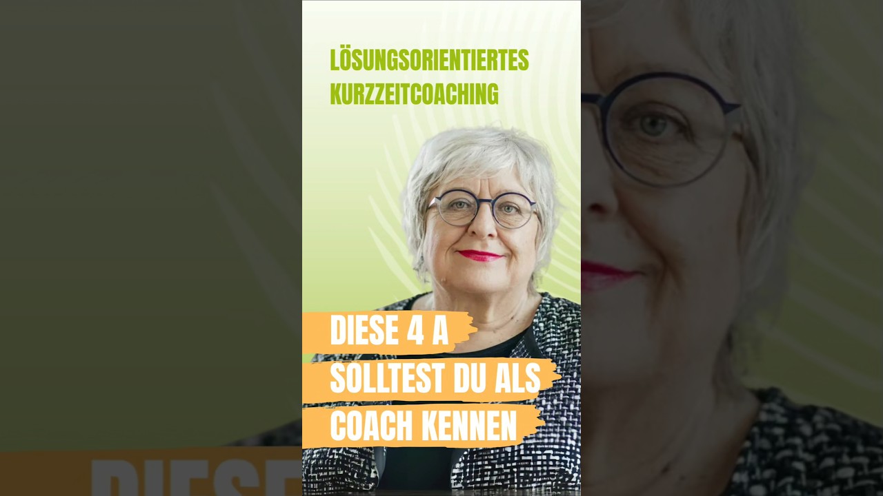 Die 4 A-Methode im Coaching - mit Sabine & Semhar Asgodom