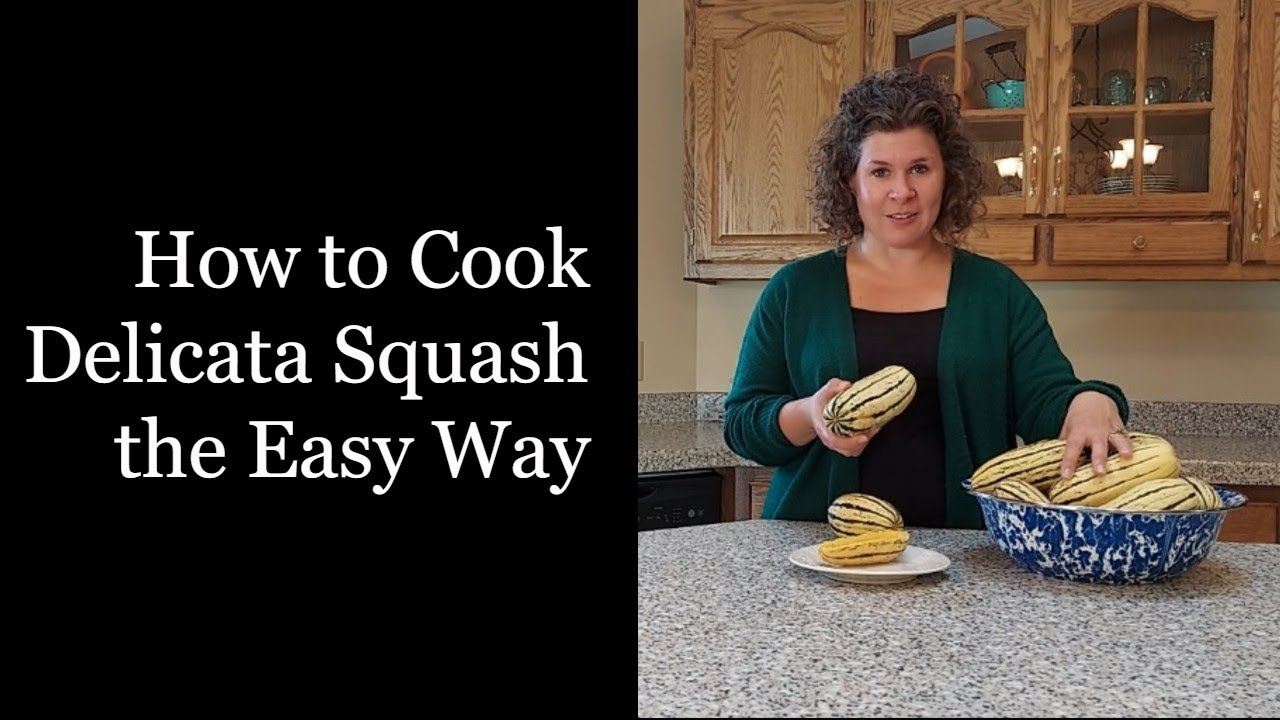 How to Cook Delicata Squash The Easy Way (Microwave) | Mossongland Farm