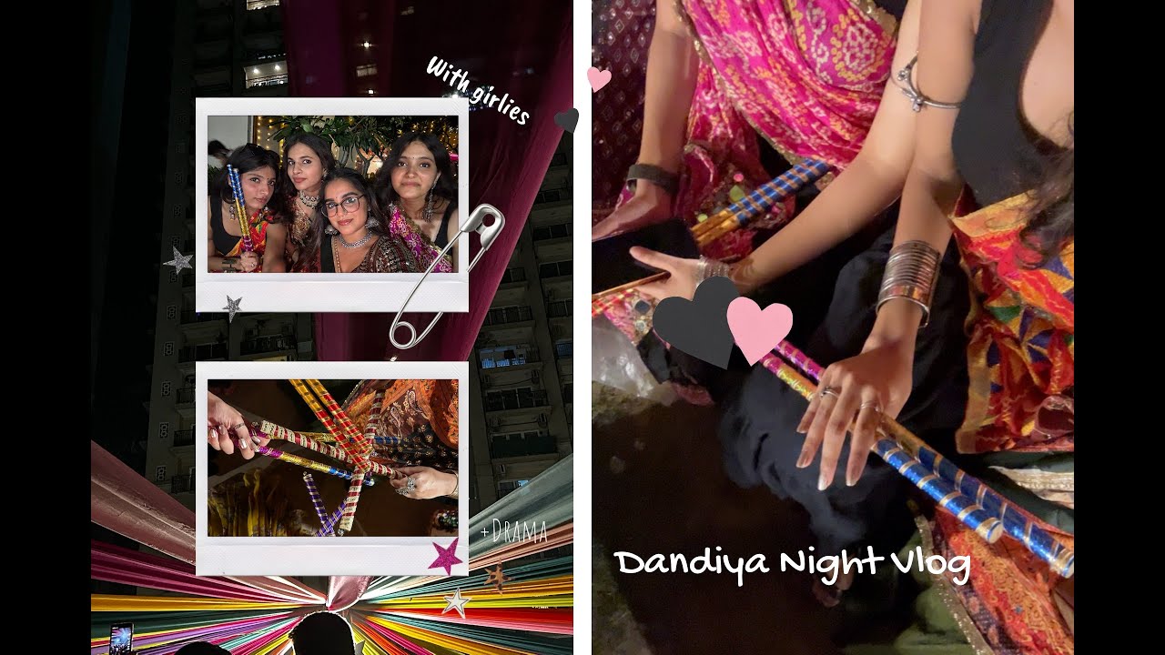 Dandiya nights vlog 2025 | getting ready , dance practice , cooking time with girlies