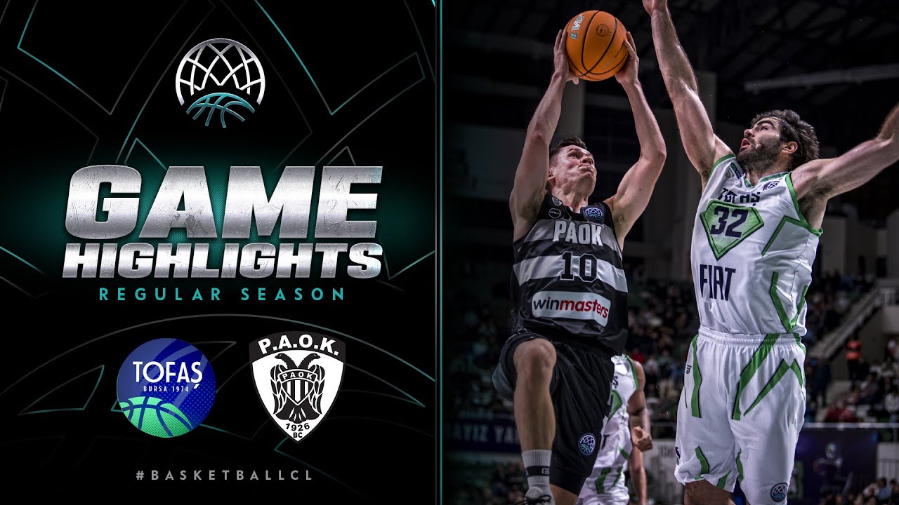 Tofas Bursa v PAOK mateco | Gameday 2 | Highlights | #BasketballCL 2023-24