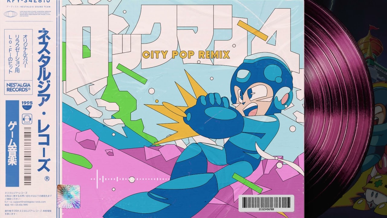 🌃🎶 Mega Man 4 Citypop Remix: Neon Nights in 20XX! ✨🚀