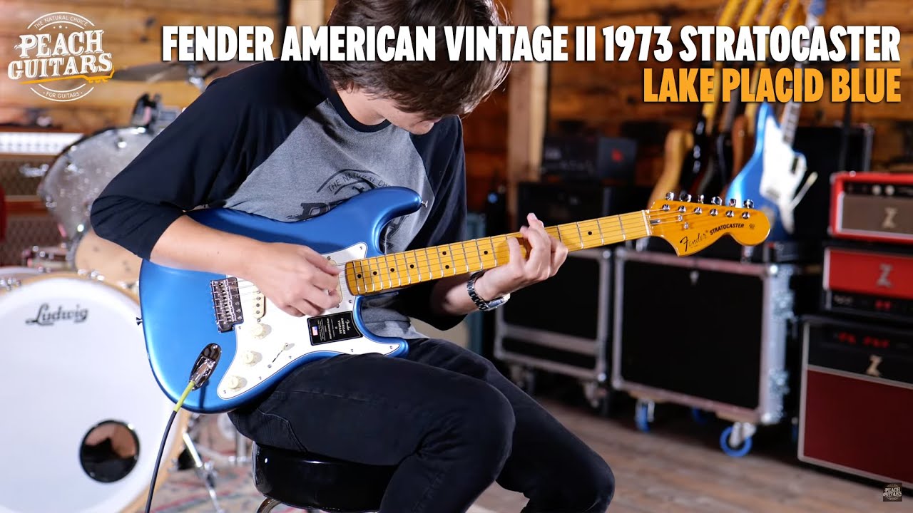 No Talking...Just Tones | Fender American Vintage II 1973 Stratocaster | Lake Placid Blue