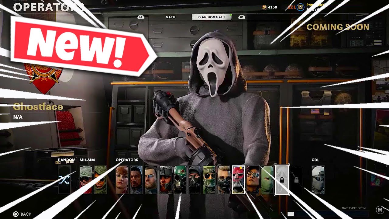 How to Unlock &ldquo;SCREAM&rdquo; OPERATOR in WARZONE! - NEW GHOST FACE SKIN in WARZONE! (GHOST FACE BUNDLE!)