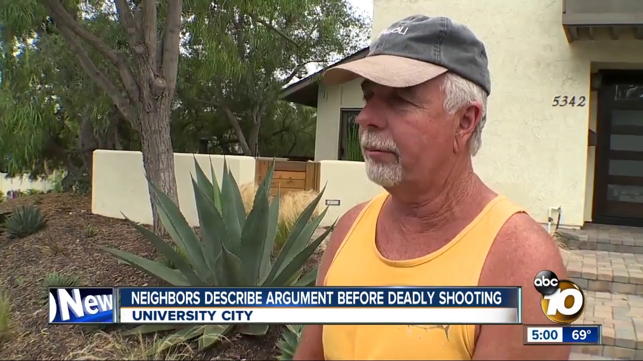 Neighbors describe argument before deadly shooting