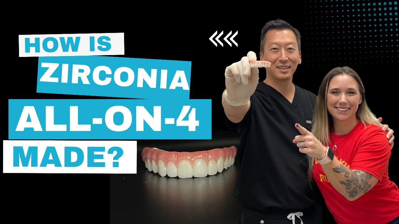 See How a Zirconia All on 4 Prosthesis is Made at North Texas Dental Surgery
