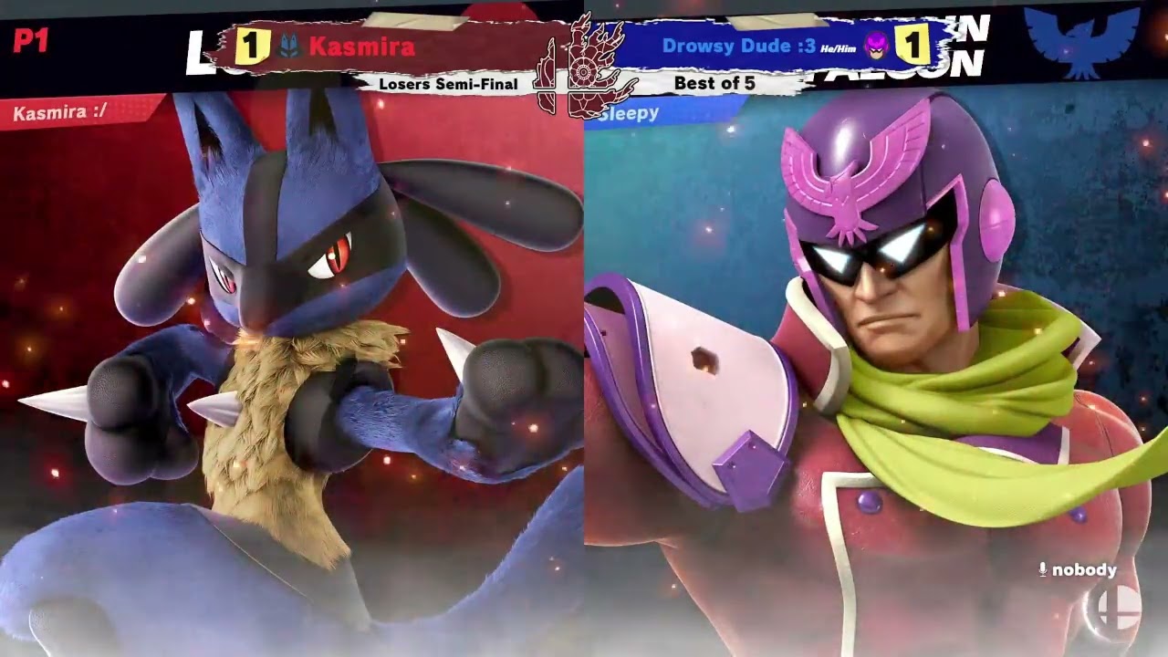 FragSmash Weekly 149 4Ever | Kasmira (Bowser Jr.,etc) vs DrowsyDude (C. Falcon) | Loser's Semi-Final