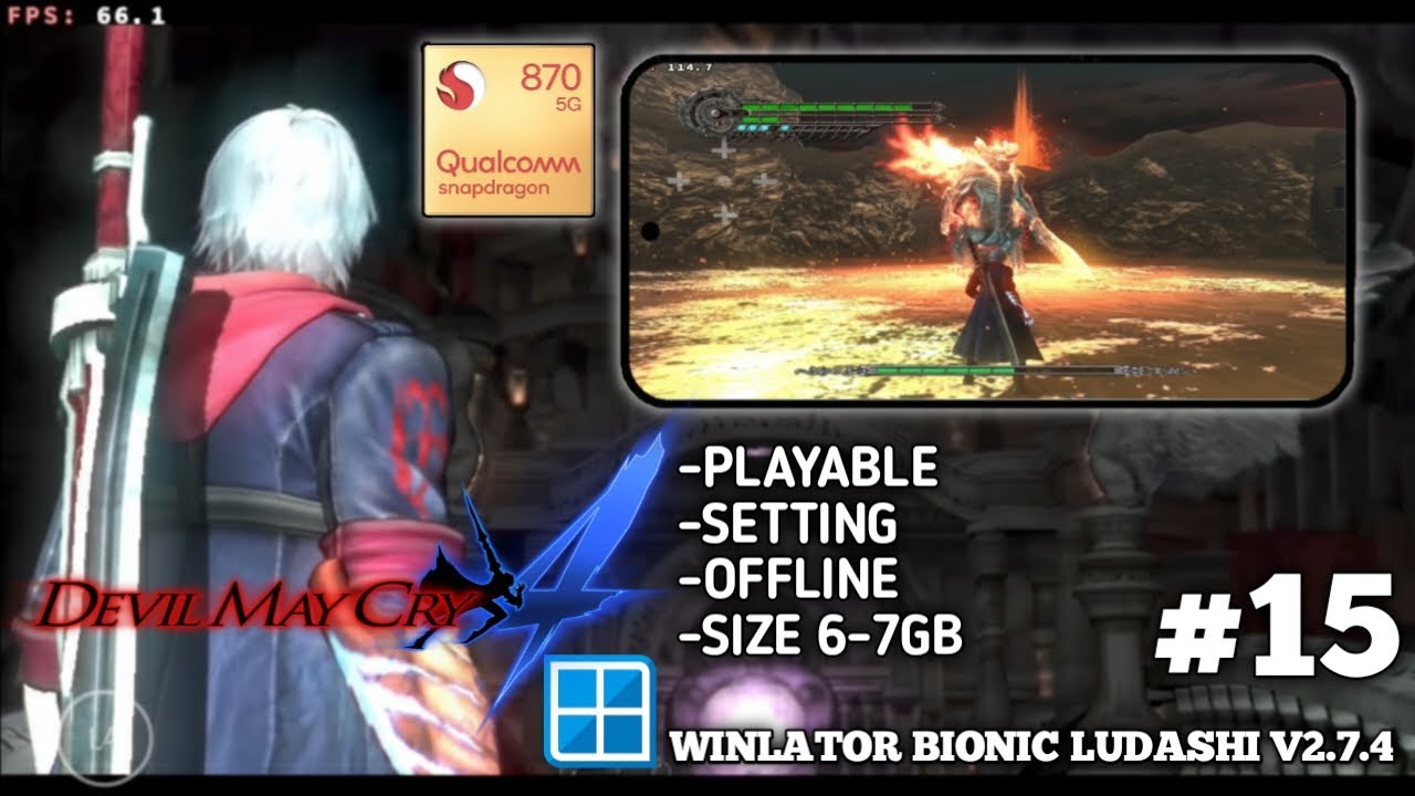 Mission 19🔥 Devil May Cry 4 || WINLATOR BIONIC LUDASHI V2.7.4 #15