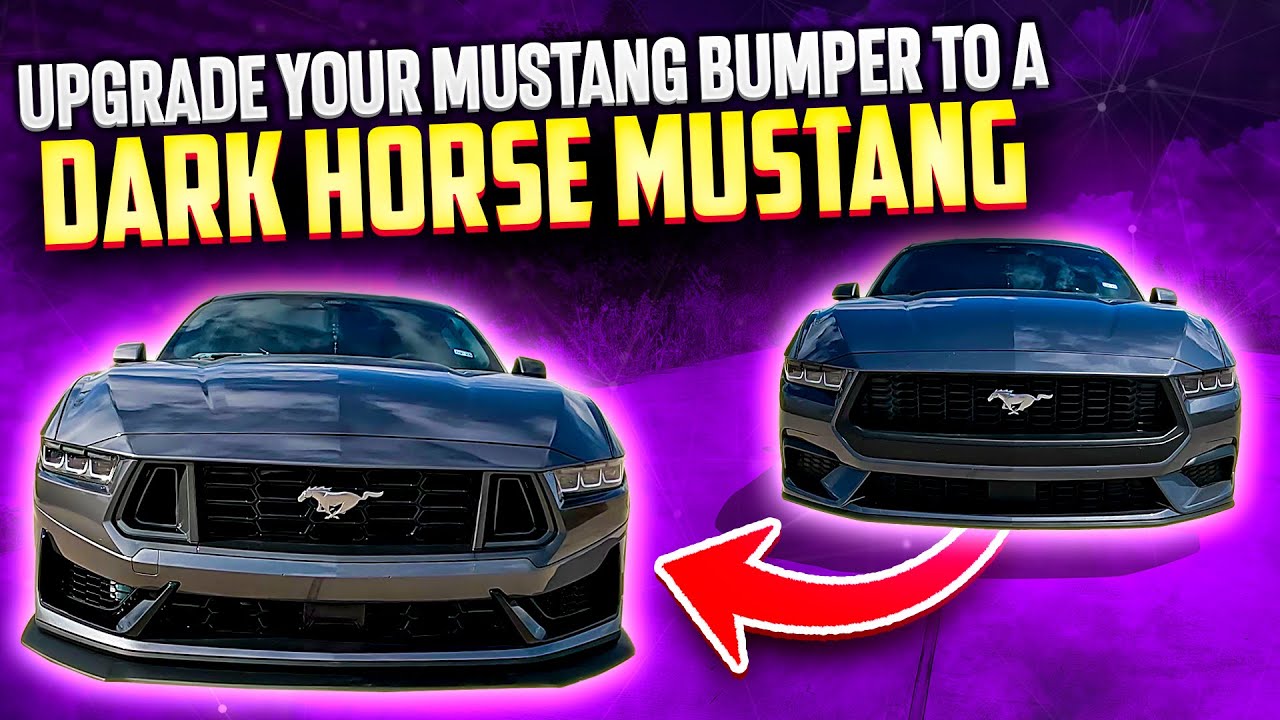 HOW TO UPGRADE YOUR MUSTANG BUMPER TO A DARK HORSE MUSTANG